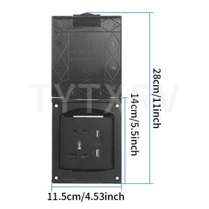 TYTXRV Pièces de modification de caravane de haute qualité Boîte de prise de courant 86 prises étanche Type de prise USB Boîte de prise de courant pour camping-car - Product Image 6