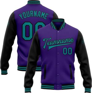 Vestes Letterman personnalisées avec logo personnalisé Manches en cuir mélangé de laine pour jeunes adultes Fabricant OEM - Product Image 1