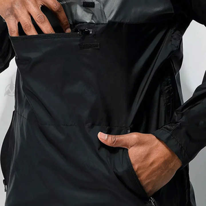 Brand New Custom Blank Outdoor Windbreaker <b>Jacket</b> Customized Logo Waterproof Plus Size <b>Men</b> Stand Collar Front Logo <b>Track</b> Hood - Product Image 2