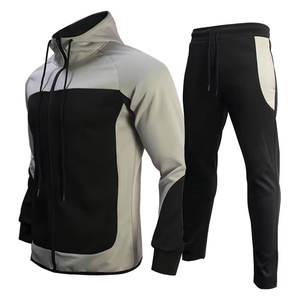 เสื้อแจ็คเก็ตกันลมระบายอากาศสำหรับผู้ชายชุดวอร์มสองชิ้นสำหรับใส่เล่นกีฬา - Product Image 3