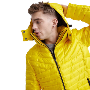 Nouveauté Prix d'usine Blousons matelassés pour hommes Fermeture éclair Blouson matelassé d'hiver avec design personnalisé Service OEM - Product Image 4