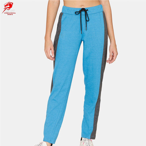 <b>Men's</b> Color Block Canvas Jogger <b>Pants</b> 100% Cotton Lightweight Elastic Waist Drawstring Casual Trousers for Yoga <b>Lounge</b> Wear - Product Image 1
