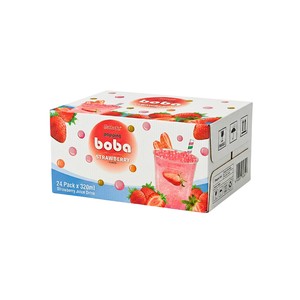 Bebida de Té de Burbujas con Sabor a Fresa, 320 ml, Baja en Azúcar y Grasa, Marca Blanca OEM, Refrescos - Product Image 6