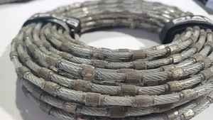 Cordage de scie diamanté multi-fils Diabu pour granit, 7,3 mm, haute dureté, modèle OEM 6,3 mm MWG, longueur de lame 40 mm, en rouleau - Product Image 6