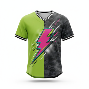 Maillot de baseball personnalisé sublimé équipe nom numéro uniforme sportif pour hommes femmes jeunes - Product Image 1