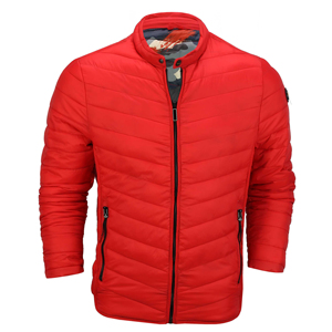 Veste matelassée légère à col montant pour homme, coupe ajustée |   Personnalisable, doux, chaud, coupe-vent, respirant, pour l'extérieur en hiver - Product Image 1