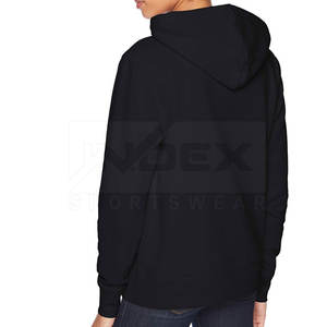 Sweats à capuche à séchage rapide pour femmes pour la saison d'hiver Col à capuche en coton/polyester respirant et solide - Product Image 3
