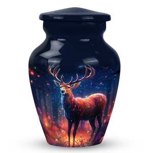 Majestic Deer Cremation <b>Urn</b> Modern Human <b>Ashes</b> Keepsake Decorative <b>Urns</b> for <b>Ashes</b> Infant Customizable Deer Memorial <b>Urn</b> - Product Image 5