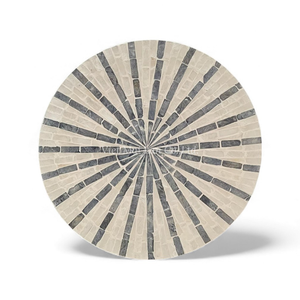 Eco Friendly <b>Round</b> Mother of Pearl <b>Placemat</b> for Casual Dining and Natural Table Styling From Vietnam - Product Image 2