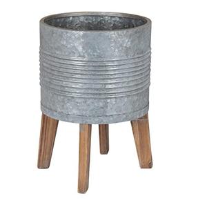 Maceta de flores con acabado antiguo de bronce, decoración de jardín, macetas decorativas de Metal, maceta de flores clásica lisa con estilo - Product Image 5