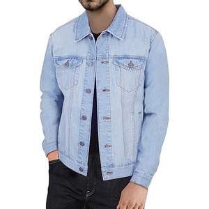 Veste en jean pour homme de haute qualité, personnalisable, service OEM, respirante et écologique, pour l'hiver 2024 - Product Image 6