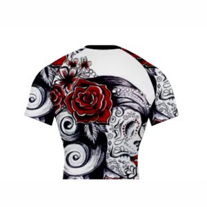 Venta al por mayor último diseño Rash Guard diseño personalizado sublimado peso ligero MMA Rash Guards BJJ Running Rash Guards - Product Image 4