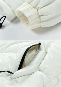 เสื้อแจ็คเก็ตบุหนาสำหรับผู้ชาย สีพื้น แบบซิป สำหรับฤดูหนาว เหมาะสำหรับกิจกรรมกลางแจ้ง  แบบสั่งทำได้ - Product Image 6