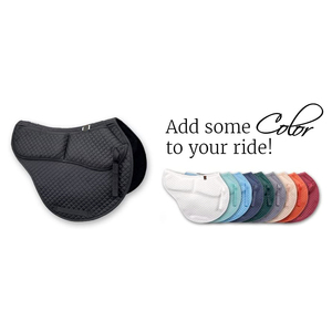 Juego de almohadillas de sillín de doma multiusos de la mejor calidad 2025, almohadillas antideslizantes de algodón acolchado para carreras de caballos de diseño personalizado - Product Image 5