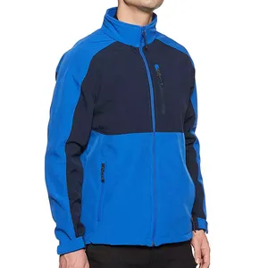 ODM Waterproof <b>Men's</b> Softshell <b>Jacket</b> Breathable with Fleece Lining for Outdoor Autumn Windproof - Product Image 1