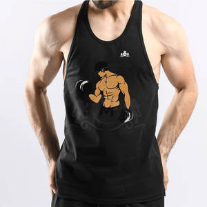 Venta al por mayor camiseta sin mangas ropa de entrenamiento hombres camiseta sin mangas con logotipo personalizado para hombres cuello redondo sin mangas hombres camiseta sin mangas - Product Image 1