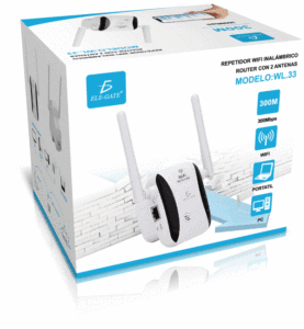 Repetidor de Wifi Inalámbrico 5G con 2 Antenas, Amplificador de Señal de 1200mbps, Extensor y Potenciador de Señal - Product Image 2