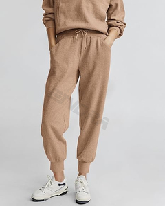 Conjunto Deportivo de Dos Piezas para Mujer, Otoño-Invierno, para Entrenamiento, con Logotipo Personalizado, de Felpa, Secado Rápido, Talla Grande, Estilo Urbano - Product Image 4
