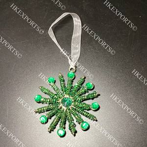 เครื่องประดับต้นคริสต์มาสประดับลูกปัดหลากสีที่ทำด้วยมือของตกแต่งวันหยุดช่าง - Product Image 3