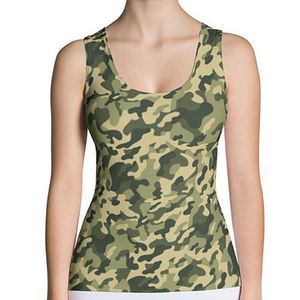 Débardeur tricoté sans manches pour femme, à rayures tie-dye, col rond, décontracté, respirant, 100 % polyester, longueur standard, service OEM - Product Image 6