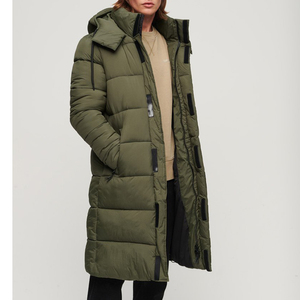 2024 New <b>Men's</b> Cropped <b>Padding</b> Puffer <b>Coat</b> <b>Long</b> Sleeve Hooded Jacket With Stand Collar Casual Outerwear for Winter - Product Image 2