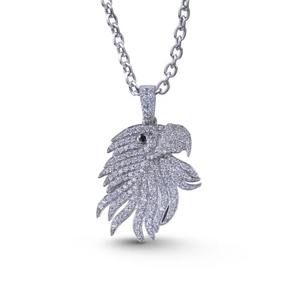 Pendentif Hip Hop glacé Pendentif diamant Moissanite en forme d'aigle - Product Image 2