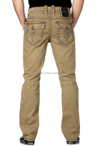 High Quality Customized Embroidery Design on Pocket <b>Mens</b> Denim <b>Jeans</b> - Product Image 1
