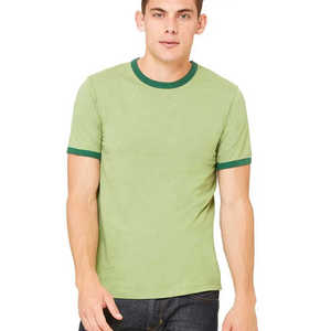 T-shirts en coton pour hommes de haute qualité OEM ODM usine tee-shirt vierge marque privée broderie logo personnalisé en gros streetwear en vrac - Product Image 2