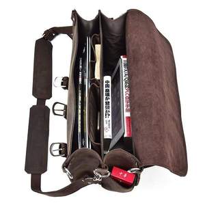 Premium Quality Custom Size Genuine <b>Leather</b> <b>Laptop</b> Messenger <b>Bag</b> for Daily Life Use College & Office Unisex - Product Image 3