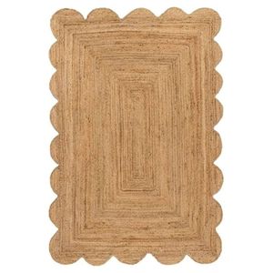 Tapis de luxe moderne et élégant tapis de jute doux et élégant tissé à la main en fibres naturelles à poils hauts ensembles de tapis durables pour le salon - Product Image 1