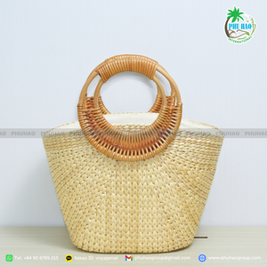 Producto popular Agregue un toque de naturaleza a su apariencia con un bolso de hombro de jacinto de agua duradero de alta calidad y buen precio - Product Image 2