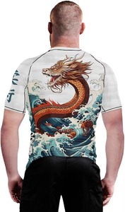 <b>BJJ</b> <b>Rashguard</b> Men | Breathable MMA Training Shirt | Moisture-Wicking Sportswear Spandex/Polyester Half Sleeve Eco-Friendly - Product Image 4