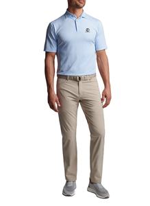 Logotipo personalizado Impresión de rayas de alta calidad Rendimiento de secado rápido Hombres Golf Silk Polo camisetas - Product Image 5