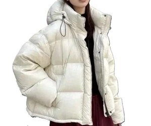 Chaqueta de invierno elegante de color personalizado Chaqueta acolchada con múltiples bolsillos de alta calidad Chaqueta acolchada elegante informal para mujer - Product Image 3