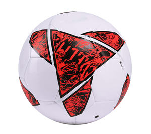 Vente en gros Ballon de football de haute qualité classique taille 5 en PVC cousu à la machine Football d'entraînement pour jeunes adultes Logo personnalisé Design raisonnable - Product Image 3
