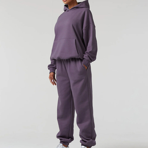 Chándales Deportivos Casuales para Hombre de Alta Calidad 2026, Talla Grande, Hombros Caídos, Forro Polar, con Logotipo Estampado, OEM - Product Image 2