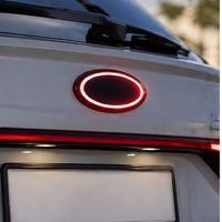 Emblème LED animé pour voiture, badge décoratif lumineux pour le style automobile