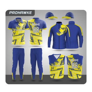 Nuevo diseñador Prohawke Custom Cricket Team Diseño de camiseta de cricket de manga larga con Cricket Jumper y chaqueta - Product Image 2