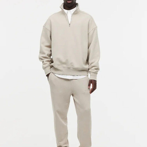 เสื้อสวมหัวมีซิปครึ่งตัวสำหรับผู้ชายนุ่มอบอุ่นและระบายอากาศได้ดีเหมาะสำหรับใช้ในชีวิตประจำวันหรือพักผ่อนดูสบายๆด้วยสไตล์ทันสมัย - Product Image 2