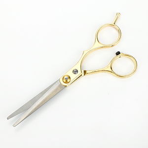 Ensemble de ciseaux de coiffeur Pakistan Pro coupe de cheveux cisaillement vente en gros professionnel en acier inoxydable et amincissement pour berline - Product Image 5