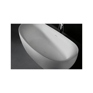 Nuevo desarrollo de bañera de piedra de resina transparente de remojo independiente diseño tradicional con accesorio de baño-escurridor - Product Image 3