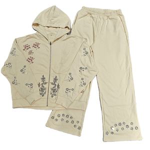 Survêtement Homme Hiver à Capuche Décontracté Entièrement Personnalisable avec Strass – Tendance Actuelle Anti-Plis – Meilleure Vente du Fabricant - Product Image 1