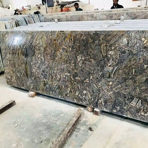 Diseño moderno Elegante Piedra grande Alaska Losa marrón Acabado superficial pulido Granito de calidad premium - Product Image 1