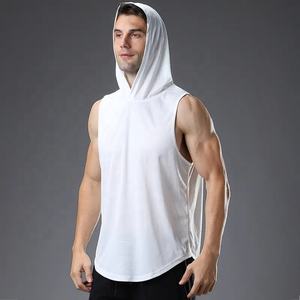 Chaleco deportivo para hombre 2024, camiseta sin mangas de verano en blanco liso para hombre, chaleco deportivo holgado de secado rápido para hombre - Product Image 2