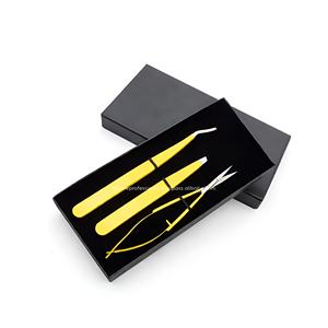 Precision <b>Eyebrow</b> <b>Tweezers</b> for Professional Beauty Salons Ergonomic Powder Coated <b>Tweezers</b> for Easy Hair Plucking Slant Tip - Product Image 3