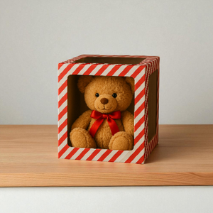 กล่องบรรจุภัณฑ์ของเล่นคริสต์มาสหรูหรามาใหม่พร้อมช่องใสสำหรับแสดงของขวัญและขายปลีก - Product Image 6