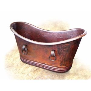 Aluminum Free-standing Large Capacity Soaking Bath Tub Modern Design Durable Family Luxury Bathroom Comfort - Product Image 3
