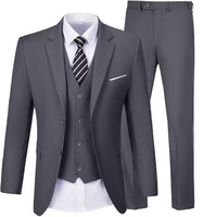 Costume de mariage pour homme en trois pièces avec blazer de smoking personnalisé, pantalon de costume et veste, taille plus, dernier design, respirant et imperméable