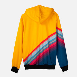 Sudadera con Capucha y Cremallera para Hombre, Estilo Casual, Invierno, Diseño Americano Personalizado con Estampado Cruzado, Estilo Retro Urbano Hip-Hop, Corte Regular, 100% Algodón Orgánico - Product Image 2