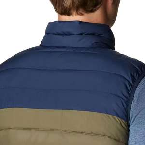 New Design Fashion Winter Custom Logo Puffy Winter Body <b>Warmer</b> Stand Collar Cotton Jacket for Men Sleeveless Puffer - Product Image 5